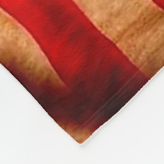 Deer American Flag Blanket, Fleece Deken (Hoek)