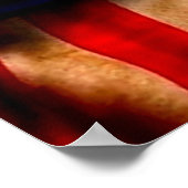 Deer American Flag Blanket, Poster (Hoek)