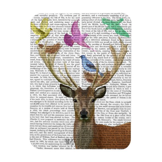 Deer and Birds Nests Pastel Shades Magneet (Verticaal)