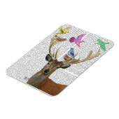 Deer and Birds Nests Pastel Shades Magneet (Linkerzijde)