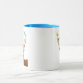 Deer and Birds Nests Pastel Shades Mok (Midden)