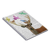 Deer and Birds Nests Pastel Shades Notitieboek (Rechterzijde)