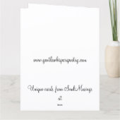 Deer And Christmas Lights Greeting Card Kaart (Achterkant)