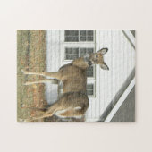 Deer and Cottage - Puzzle Legpuzzel (Horizontaal)