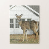 Deer and Cottage - Puzzle Legpuzzel (Verticaal)