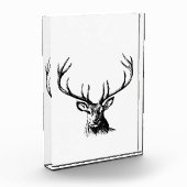 Deer Animal Antlers Natuur Wildlife Horns Head Pos Fotoblokken (Links)