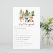 Deer animal avventure Woodland vindt het gastspel (Staand voorkant)