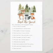 Deer animal avventure Woodland vindt het gastspel (Voorkant)