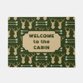 Deer Antler Arrow Pattern Cabin Deurmat (Voorkant)