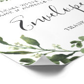 Deer Antler Baby shower Address Envelope Sign Poster (Hoek)