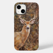 Deer Antler Buck Wild Deer Art Phone Case (Achterkant)