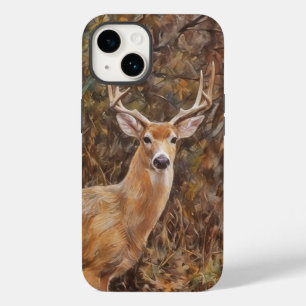 Deer Antler Buck Wild Deer Art Phone Case