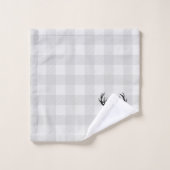 Deer Antler Cabin Check Patroon Badhanddoek Set Bad Handdoek (Wasdoekje)