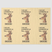 Deer Antler Funny Tissuepapier (Voorkant)