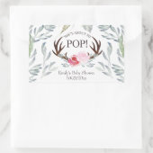 Deer Antler gaat Pop mini Champagne Label (Tas)