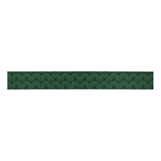 Deer Antler Green Grosgrain Lint (Voorkant)