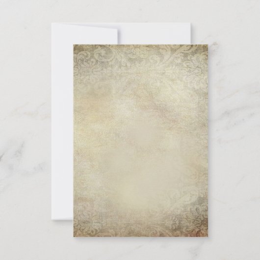 Deer Antler Southwestern Wedding RSVP (Achterkant)