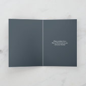 Deer Antlers Arrows Blauwgroen ID861 met Kerstmis Feestdagen Kaart (Binnen)