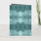 Deer Antlers Arrows Blauwgroen ID861 met Kerstmis Feestdagen Kaart (Achterkant)