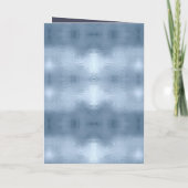 Deer Antlers Arrows Kerstblauw ID861 Feestdagen Kaart (Achterkant)