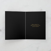 Deer Antlers Arrows Kerstgoud ID861 Feestdagen Kaart (Binnen)