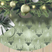 Deer Antlers Arrows Kerstpatroon Green ID861 Kerstboom Rok