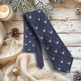 Deer Antlers Arrows kerstpatroon V2 B2 ID861 Stropdas