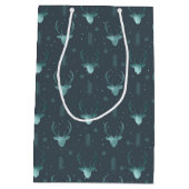 Deer Antlers Arrows kerstpatroon V2 Tl ID861 Medium Cadeauzakje (Achterkant)