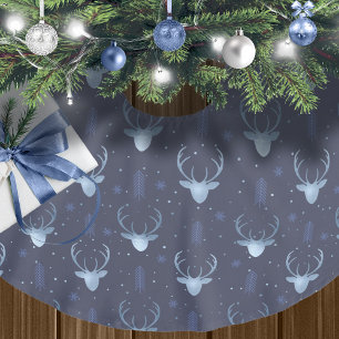 Deer Antlers Arrows kerstpatroonblauw ID861 Kerstboom Rok