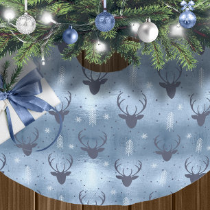 Deer Antlers Arrows kerstpatroonblauw ID861 Kerstboom Rok