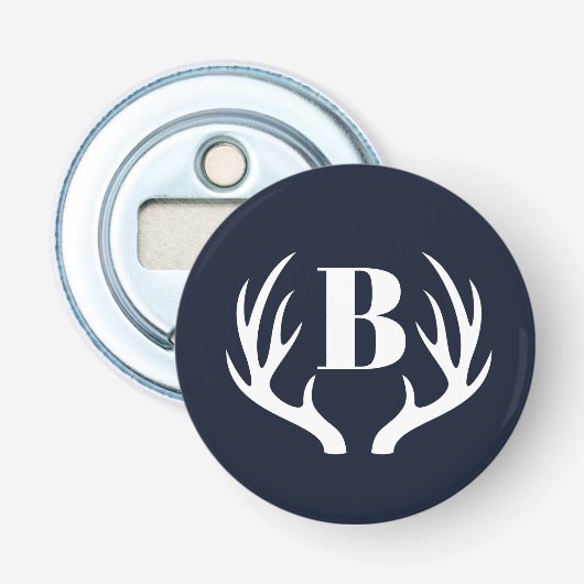 Deer Antlers  Button Flesopener (Voorkant)