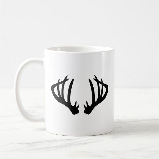 Deer Antlers Coffee Mok (Links)