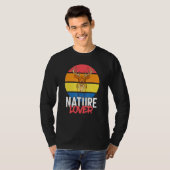 Deer Antlers Forest Animal Natuur T-shirt (Voorkant volledig)