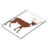 Deer Antlers Forest Animal Vector Notitieboek (Linkerzijde)