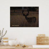 Deer Antlers Poster (Keuken)