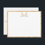 Deer Antlers Rustic Wood Hunter Custom Notitiekaartje<br><div class="desc">Dit aangepaste ontwerp biedt houten hertengeweien, een houten grens en een houten achterkant. Klik op de knop Aanpassen als u de ontwerpelementen wilt aanpassen en/of de tekst verder wilt wijzigen! De variaties van dit ontwerp, extra kleuren, evenals de coördinerende producten zijn beschikbaar in onze winkel, zazzle.com/store/doodlelulu. Neem contact met ons...</div>