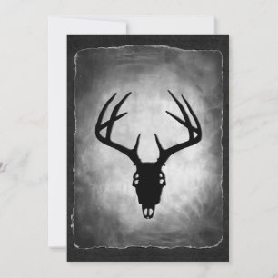 Deer Antlers Skull-patroon Kaart