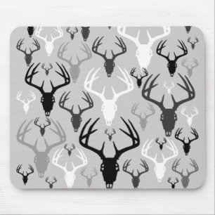 Deer Antlers Skull-patroon Muismat