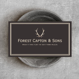 Deer Antlers Visitekaartje