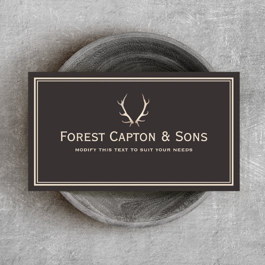 Deer Antlers Visitekaartje