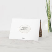 Deer Antlers Wedding Bouquet Kaart (Achterkant)