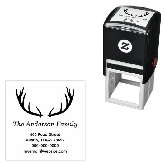 Deer Antlers Zelfinktende Stempel (In situ)