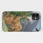 Deer art Case-Mate iPhone case (Achterkant (horizontaal))