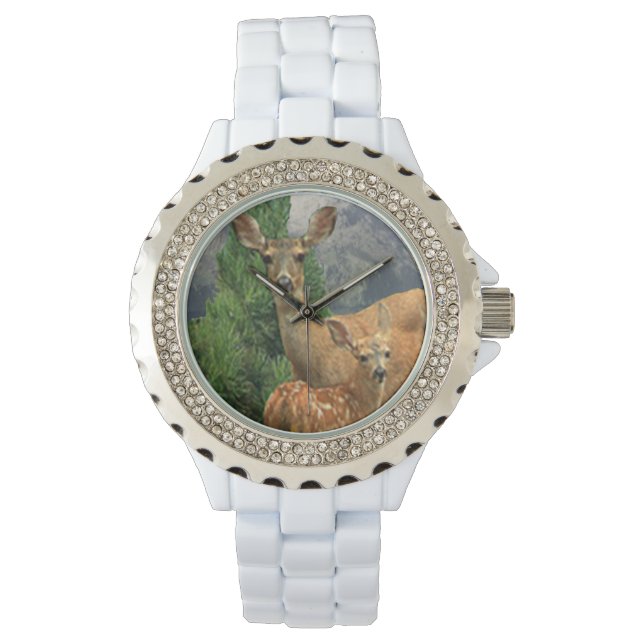 Deer art horloge (Voorkant)