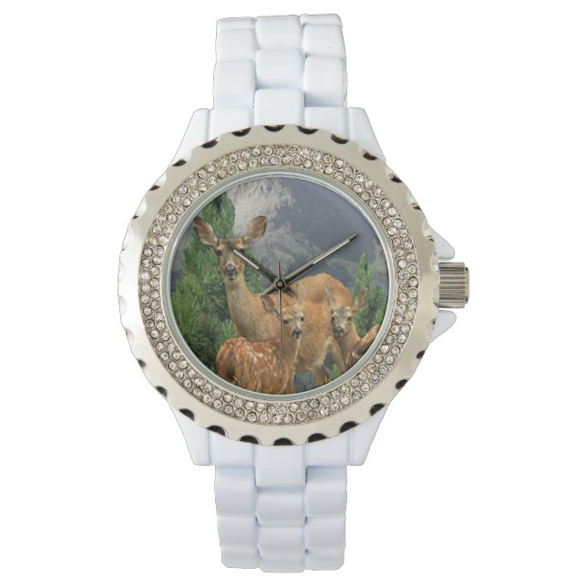 Deer art horloge (Voorkant)