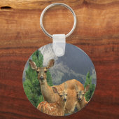 Deer art sleutelhanger (Voorkant)