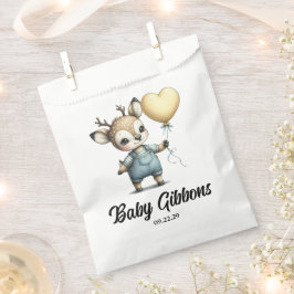 Deer Baby shower Bedankzakje