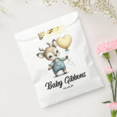 Deer Baby shower Bedankzakje (Gezegeld)