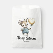 Deer Baby shower Bedankzakje (Voorkant)