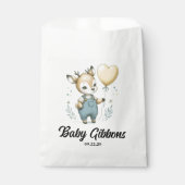 Deer Baby shower Bedankzakje (Voorkant)